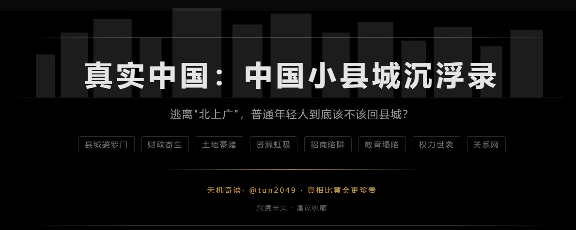 真实中国:中国小县城沉浮录 配图